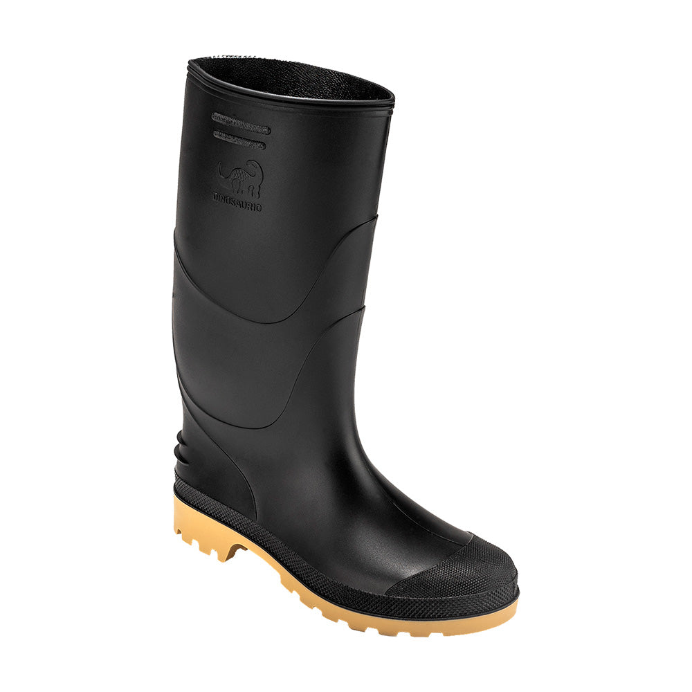Bota Dinosaurio Negro Con Forro